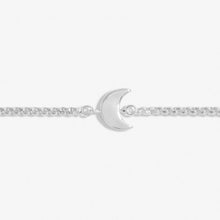 Load image into Gallery viewer, Mini Charms Moon Bracelet In Silver Plating
