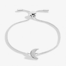 Load image into Gallery viewer, Mini Charms Moon Bracelet In Silver Plating
