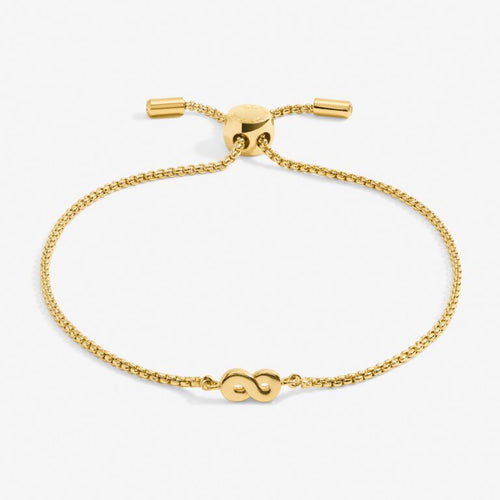 Mini Charms Infinity Bracelet In Gold-Tone Plating