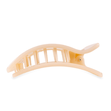 Load image into Gallery viewer, Almond Beige Large Flat Rectangle Hair Clip
