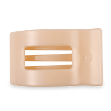 Load image into Gallery viewer, Almond Beige Large Flat Rectangle Hair Clip
