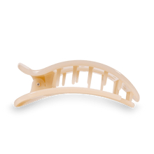 Load image into Gallery viewer, Almond Beige Large Flat Round Hair Clip
