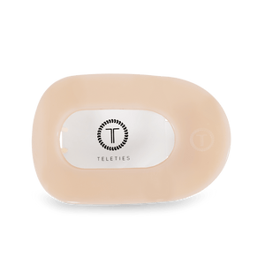 Almond Beige Large Flat Round Hair Clip