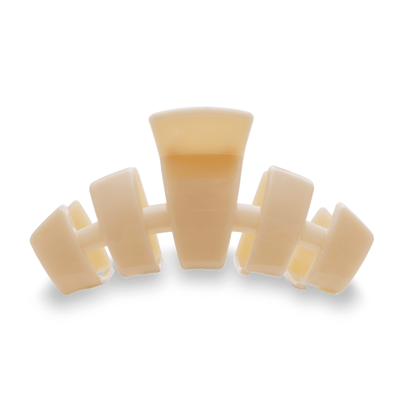 Classic Almond Beige Large Claw Hair Clip