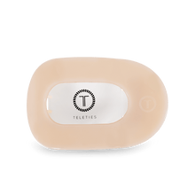 Load image into Gallery viewer, Almond Beige Medium Flat Round Hair Clip
