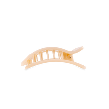 Load image into Gallery viewer, Almond Beige Small Flat Rectangle Hair Clip
