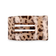 Load image into Gallery viewer, Blonde Tortoise Medium Flat Rectangle Hair Clip
