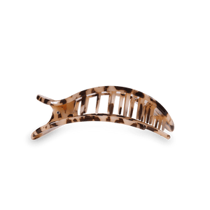 Blonde Tortoise Medium Flat Round Hair Clip