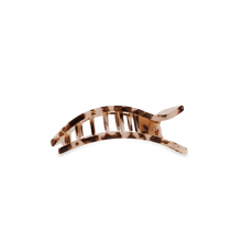 Load image into Gallery viewer, Blonde Tortoise Small Flat Rectangle Hair Clip
