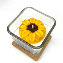 Load image into Gallery viewer, Golden Sunflower Soy Wax Candle - 10oz
