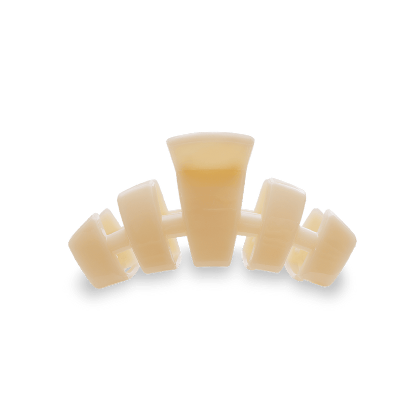 Classic Almond Beige Small Claw Hair Clip