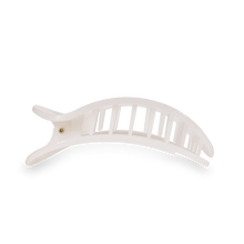 Load image into Gallery viewer, Coconut White Large Flat Round Hair Clip
