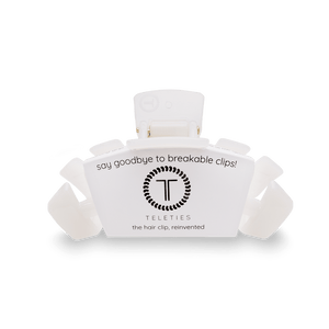 Classic Coconut White Medium Claw Hair Clip