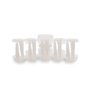 Classic Coconut White Medium Claw Hair Clip