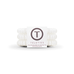 Coconut White Small Hair Ties Set of 3