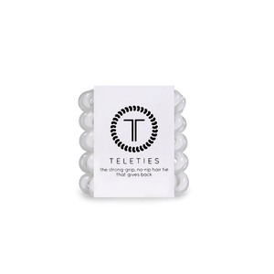 Coconut White Tiny Hair Ties Set of 5