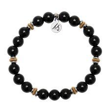 Load image into Gallery viewer, Courage Within Collection- Onyx Gemstone Bracelet
