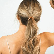 Load image into Gallery viewer, Crystal Clear Small Hair Ties Set of 3
