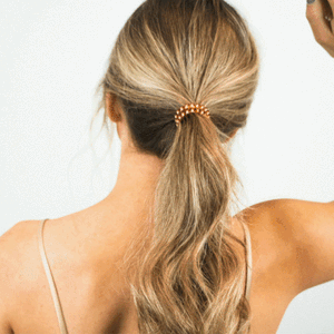 Crystal Clear Small Hair Ties Set of 3