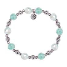 Load image into Gallery viewer, Day by Day Collection- Aqua Agate Gemstone Bracelet
