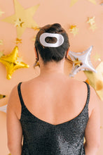 Load image into Gallery viewer, Disco Daydream Large Flat Round Hair Clip

