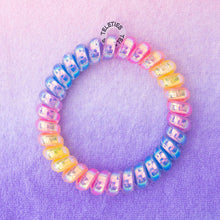 Load image into Gallery viewer, Eat Glitter for Breakfast Large Hair Ties Set of 3
