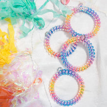 Load image into Gallery viewer, Eat Glitter For Breakfast Small Hair Ties Set of 3
