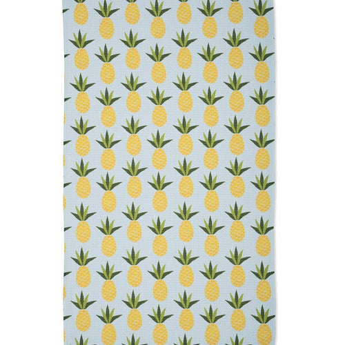 Sweet Pineapple Kitchen Tea Towel by Geometry