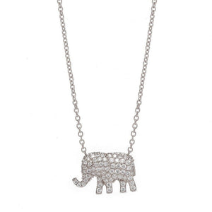Lucky Elephant Necklace - 925 Sterling Silver