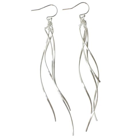 Multi Twist Dangle Earrings