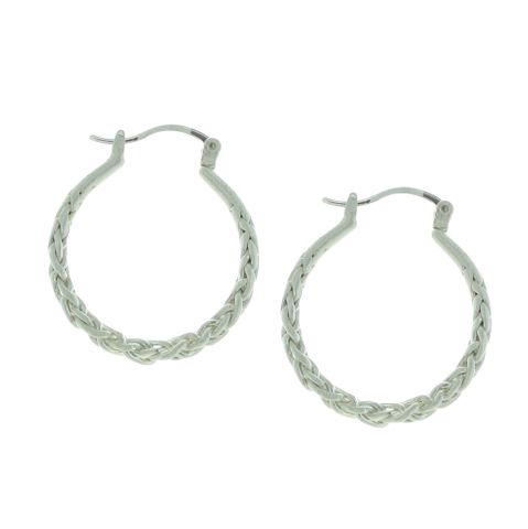 Braided Hoop Earrings