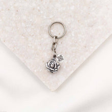 Load image into Gallery viewer, Mother Mary Rose Key Ring
