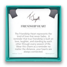 Load image into Gallery viewer, Friendship Heart Charm with Moonstone Gemstone Bracelet
