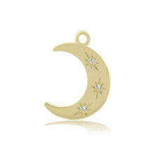 Load image into Gallery viewer, Gold Collection - Madagascar Quartz Stone Bracelet with Friendship Stars Gold CharmGold Charm
