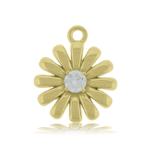Load image into Gallery viewer, Gold Collection - Madagascar Quartz Bracelet with Daisy Gold Charm
