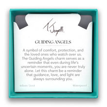 Load image into Gallery viewer, Guiding Angels Charm with Strawberry Quartz Gemstone Bracelet

