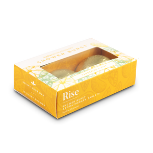 hydraAROMATHERAPY Shower Burst Duo in Rise