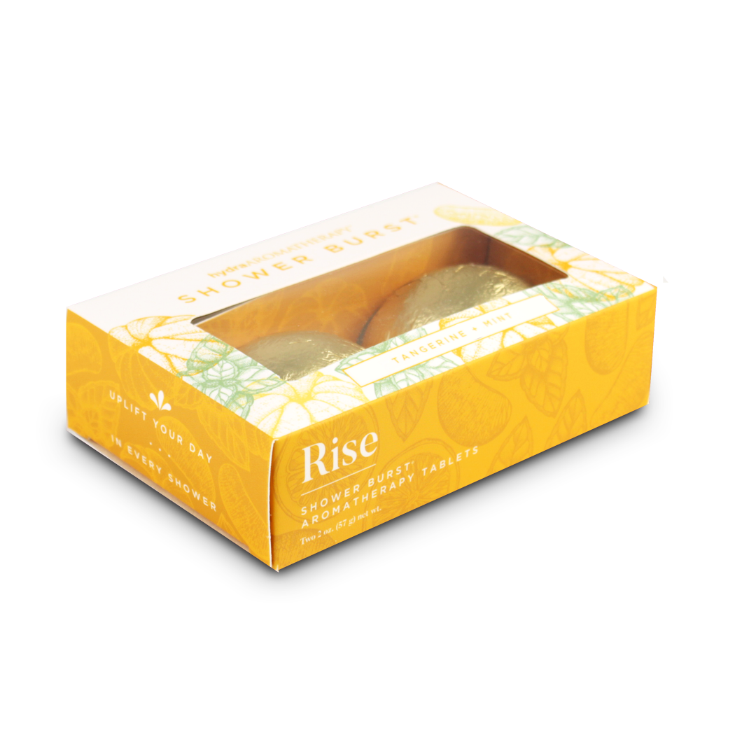 hydraAROMATHERAPY Shower Burst Duo in Rise
