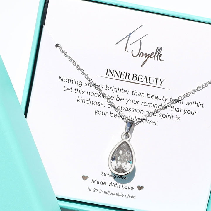 Inner Beauty Sterling Silver Charm Necklace