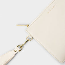 Load image into Gallery viewer, Zana Wristlet Pouch - Off White
