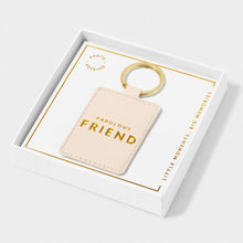 Load image into Gallery viewer, Beautifully Boxed Photo Keychain &#39;Fabulous Friend&#39; - Eggshell
