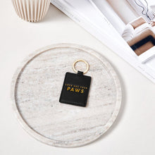 Load image into Gallery viewer, Beautifully Boxed Photo Keychain &#39;Love Has Four Paws&#39; - Black
