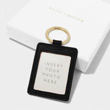 Load image into Gallery viewer, Beautifully Boxed Photo Keychain &#39;Love Has Four Paws&#39; - Black
