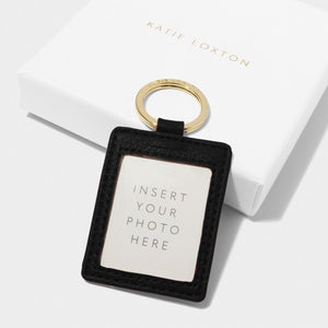 Beautifully Boxed Photo Keychain 'Love Has Four Paws' - Black