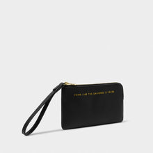 Load image into Gallery viewer, Positivity Pouch - Shine Like The Universe Is Yours -  Black
