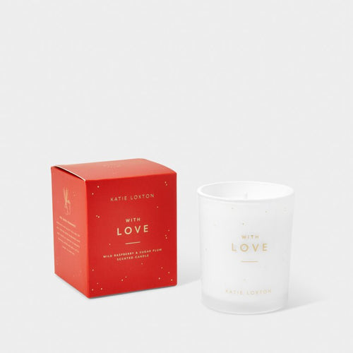 With Love Candle - Wild Raspberry and Sugar Plum