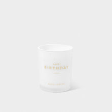 Load image into Gallery viewer, Happy Birthday Candle - Sweet Vanilla and Salted Caramel
