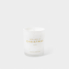 Load image into Gallery viewer, Christmas Candle &#39;With Love&#39; - Frosted Pine And Cedarwood
