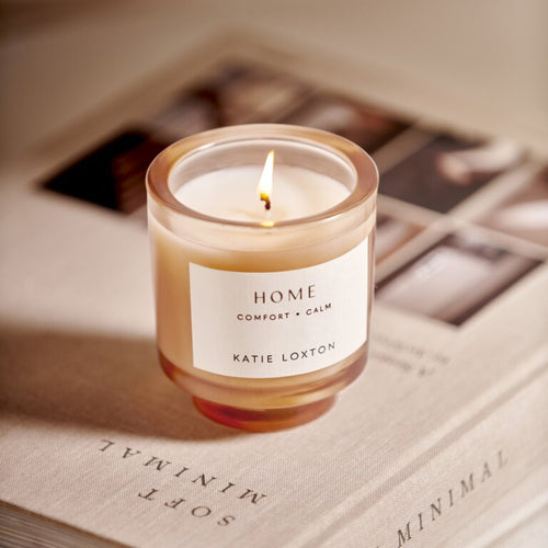 Sentiment Candle 'Home' - Fresh Linen And White Lily