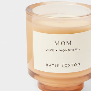 Sentiment Candle 'Mom' - Fresh Linen And White Lily